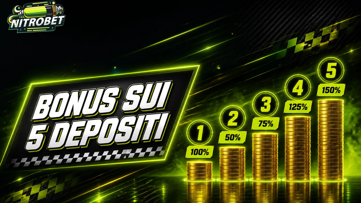 Come funziona il bonus sui 5 depositi